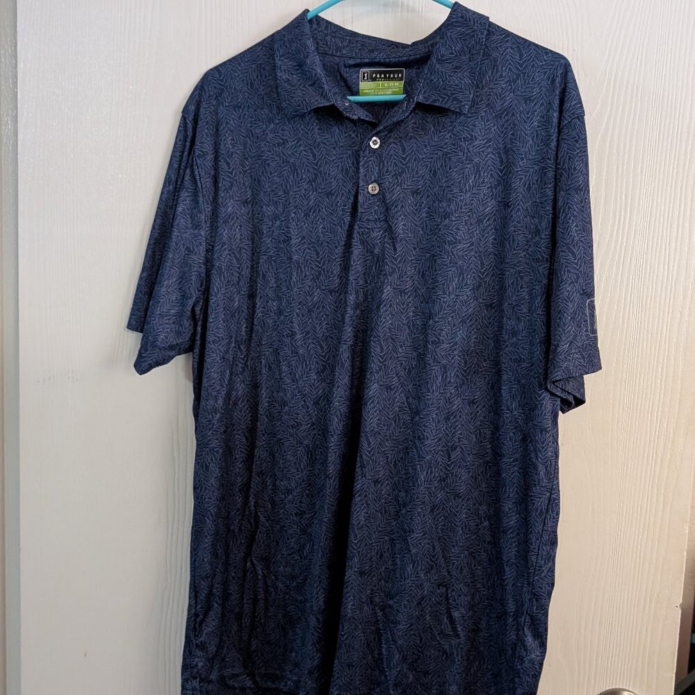 PGA tour blue polo